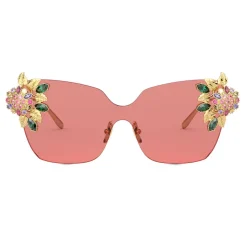 Dolce & Gabbana - Blooming Sunglasses - Red Gold - Dolce & Gabbana Eyewear - Avvenice