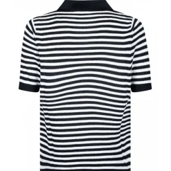 Dolce & Gabbana - Blue and White Striped Polo Shirt - Dolce & Gabbana Exclusive Luxury Collection - Avvenice
