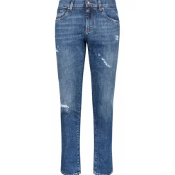Dolce & Gabbana - Blue Denim Jeans - Dolce & Gabbana Exclusive Luxury Collection - Avvenice