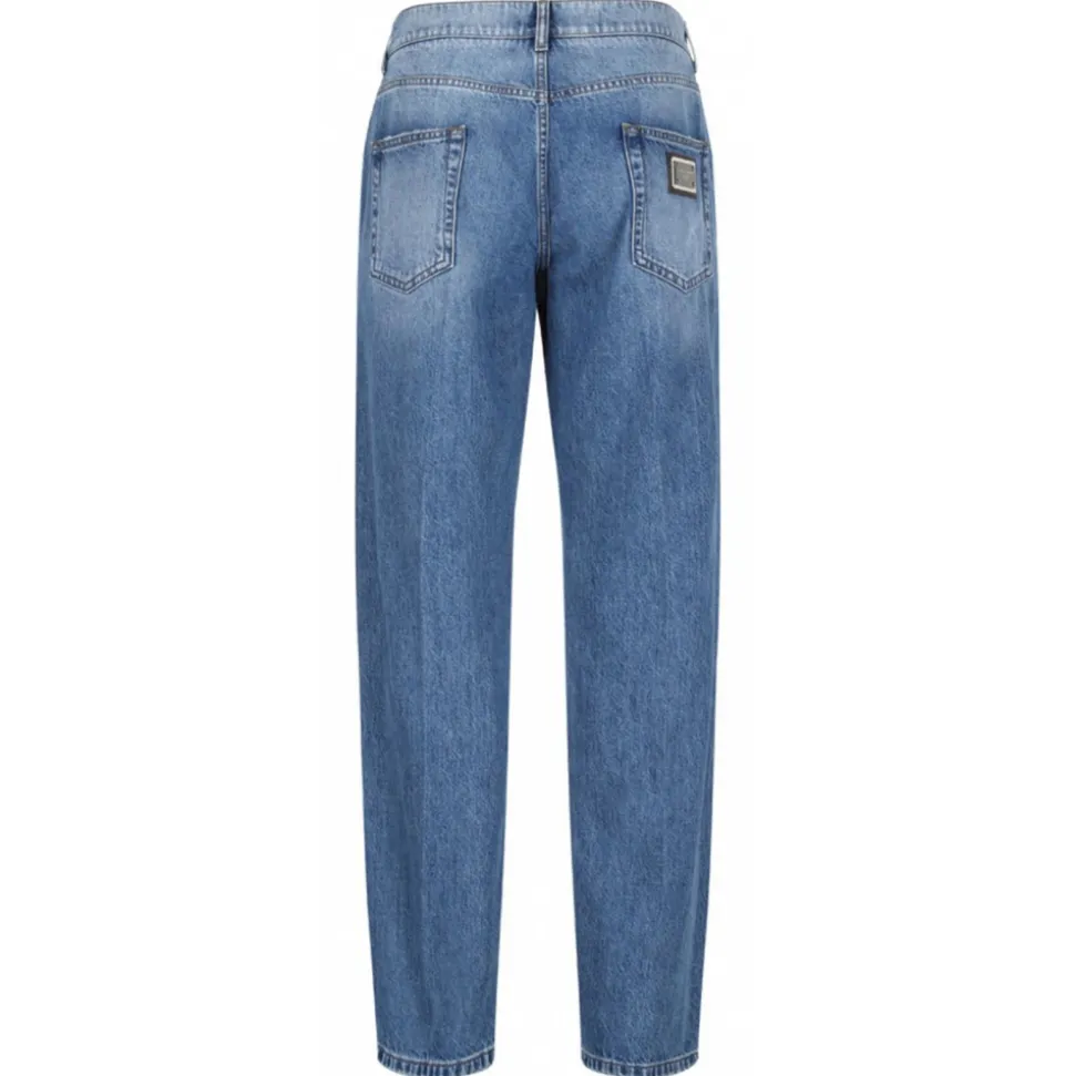 Dolce & Gabbana - Blue Mid Rise Jeans - Dolce & Gabbana Exclusive Luxury Collection - Avvenice