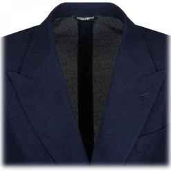 Dolce & Gabbana - Blue Wool Double-Breasted Blazer - Dolce & Gabbana Exclusive Luxury Collection - Avvenice