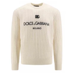 Dolce & Gabbana - Braided Wool Sweater - Dolce & Gabbana Exclusive Luxury Collection - Avvenice