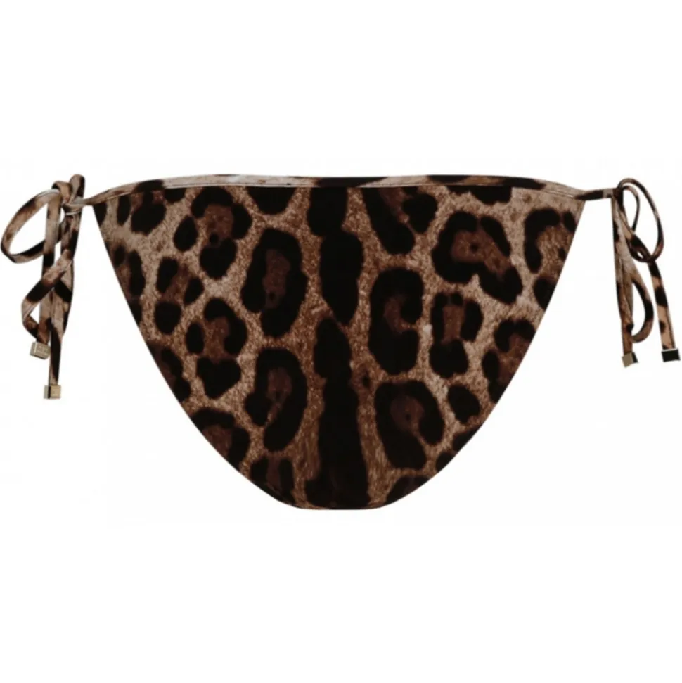 Dolce & Gabbana - Brown Brazilian Bikini Bottoms - Dolce & Gabbana Exclusive Luxury Collection - Avvenice