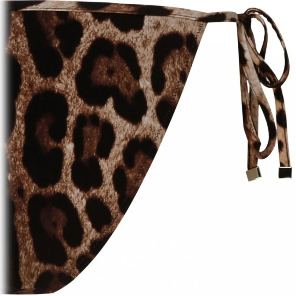 Dolce & Gabbana - Brown Brazilian Bikini Bottoms - Dolce & Gabbana Exclusive Luxury Collection - Avvenice