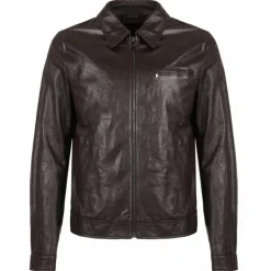 Dolce & Gabbana - Brown Leather Jacket - Dolce & Gabbana Exclusive Luxury Collection - Avvenice