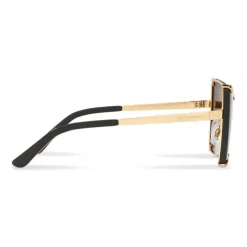 Dolce & Gabbana - Butterfly Sunglasses with Faceted Details - Gold & Black - Dolce & Gabbana Eyewear - Avvenice
