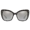 Dolce & Gabbana - Butterfly Sunglasses Print Family - Silver - Dolce & Gabbana Eyewear - Avvenice