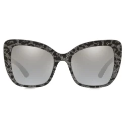 Dolce & Gabbana - Butterfly Sunglasses Print Family - Silver - Dolce & Gabbana Eyewear - Avvenice