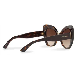 Dolce & Gabbana - Butterfly Sunglasses in Acetate - Havana - Dolce & Gabbana Eyewear - Avvenice