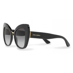 Dolce & Gabbana - Butterfly Sunglasses in Acetate - Black - Dolce & Gabbana Eyewear - Avvenice