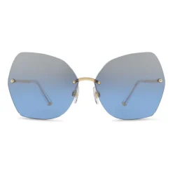 Dolce & Gabbana - Butterfly Sunglasses with Metallic Details - Brilliant Gold - Dolce & Gabbana Eyewear - Avvenice