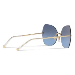 Dolce & Gabbana - Butterfly Sunglasses with Metallic Details - Brilliant Gold - Dolce & Gabbana Eyewear - Avvenice