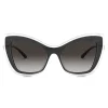 Dolce & Gabbana - Butterfly Sunglasses Double Line - Gold on Black - Dolce & Gabbana Eyewear - Avvenice