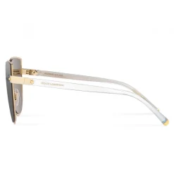 Dolce & Gabbana - Butterfly Sunglasses with DG Logo - Gold - Dolce & Gabbana Eyewear - Avvenice