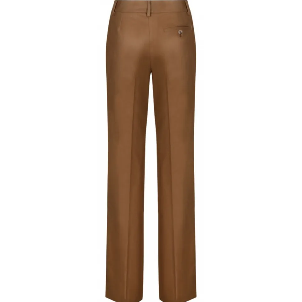 Dolce & Gabbana - Camel Brown Straight Leg Trousers - Dolce & Gabbana Exclusive Luxury Collection - Avvenice