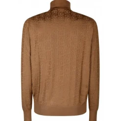 Dolce & Gabbana - Camel Brown Silk Knitted Top - Dolce & Gabbana Exclusive Luxury Collection - Avvenice