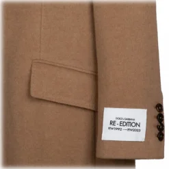 Dolce & Gabbana - Camel Wool Coat - Dolce & Gabbana Exclusive Luxury Collection - Avvenice