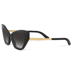 Dolce & Gabbana - Cat Eye Sunglasses Print Family - Black - Dolce & Gabbana Eyewear - Avvenice