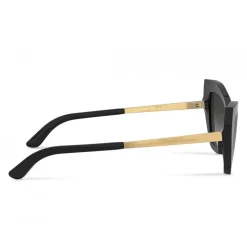 Dolce & Gabbana - Cat Eye Sunglasses Print Family - Black - Dolce & Gabbana Eyewear - Avvenice