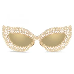 Dolce & Gabbana - Cat Eye Sunglasses Filigree - Gold - Dolce & Gabbana Eyewear - Avvenice