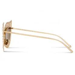 Dolce & Gabbana - Cat Eye Sunglasses Filigree - Gold - Dolce & Gabbana Eyewear - Avvenice