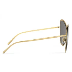 Dolce & Gabbana - Cat Eye Sunglasses Devotion - Gold Damasco - Dolce & Gabbana Eyewear - Avvenice