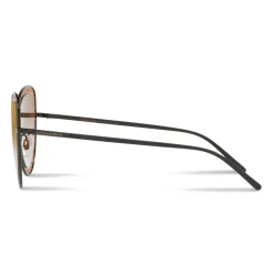 Dolce & Gabbana - Cat Eye Devotion Sunglasses with Lace - Gold Black - Dolce & Gabbana Eyewear - Avvenice