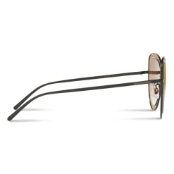 Dolce & Gabbana - Cat Eye Devotion Sunglasses with Lace - Gold Black - Dolce & Gabbana Eyewear - Avvenice