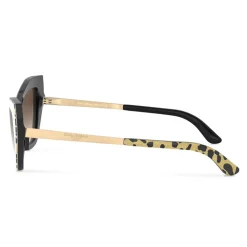 Dolce & Gabbana - Cat Eye Sunglasses Print Family - Leo Glitter - Dolce & Gabbana Eyewear - Avvenice