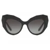 Dolce & Gabbana - Cat Eye Sunglasses Stones & Logo Plaque - Black High - Dolce & Gabbana Eyewear - Avvenice