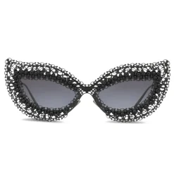 Dolce & Gabbana - Cat Eye Sunglasses Filigree - Black and Pearls - Dolce & Gabbana Eyewear - Avvenice