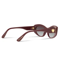 Dolce & Gabbana - Cat Eye Devotion Sunglasses - Bordeaux - Dolce & Gabbana Eyewear - Avvenice
