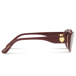 Dolce & Gabbana - Cat Eye Devotion Sunglasses - Bordeaux - Dolce & Gabbana Eyewear - Avvenice