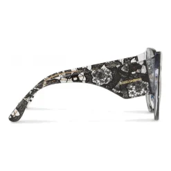 Dolce & Gabbana - Cat-Eye Sunglasses in Acetate Lace - Gradient Black Lace - Dolce & Gabbana Eyewear - Avvenice
