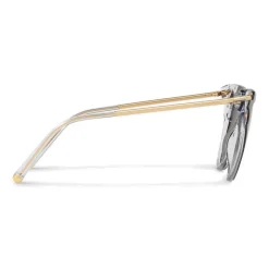 Dolce & Gabbana - Cat-Eye Sunglasses in Acetate with Metallic Details - Black and Crystal - Dolce & Gabbana Eyewear - Avvenice