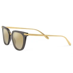 Dolce & Gabbana - Classic Sunglasses Plaque Logo - Golden Pois on Black - Dolce & Gabbana Eyewear - Avvenice