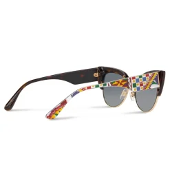 Dolce & Gabbana - Classic Sunglasses Customize Your Eyes - Gold - Dolce & Gabbana Eyewear - Avvenice