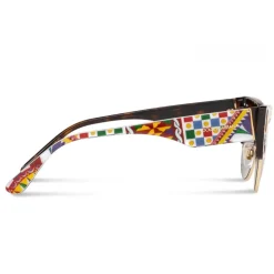 Dolce & Gabbana - Classic Sunglasses Customize Your Eyes - Gold - Dolce & Gabbana Eyewear - Avvenice