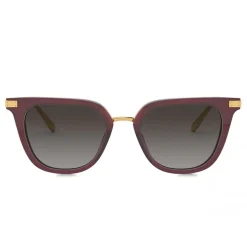 Dolce & Gabbana - Classic Sunglasses Plaque Logo - Bordeaux - Dolce & Gabbana Eyewear - Avvenice