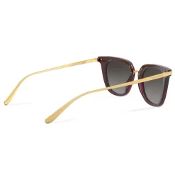 Dolce & Gabbana - Classic Sunglasses Plaque Logo - Bordeaux - Dolce & Gabbana Eyewear - Avvenice