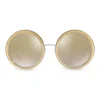 Dolce & Gabbana - Copper Silver Round Sunglasses - Polished Silver - Dolce & Gabbana Eyewear - Avvenice