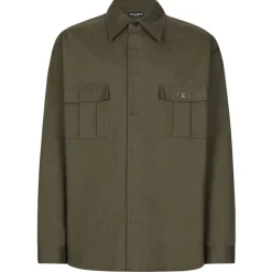 Dolce & Gabbana - Cotton Shirt with Pockets - Dolce & Gabbana Exclusive Luxury Collection - Avvenice