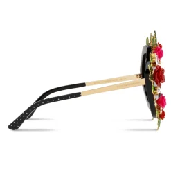 Dolce & Gabbana - Crazy For Sicily Sunglasses - Black - Dolce & Gabbana Eyewear - Avvenice