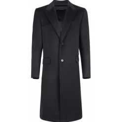Dolce & Gabbana - Dark Blue Cashmere Coat - Dolce & Gabbana Exclusive Luxury Collection - Avvenice