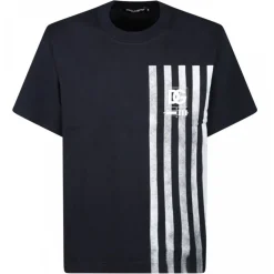 Dolce & Gabbana - Dark Blue Navy Print T-Shirt - Dolce & Gabbana Exclusive Luxury Collection - Avvenice
