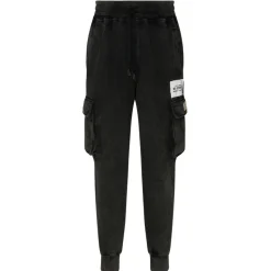 Dolce & Gabbana - Dark Grey Tapered Cargo Trousers - Dolce & Gabbana Exclusive Luxury Collection - Avvenice