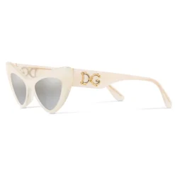 Dolce & Gabbana - Devotion Sunglasses - White - Dolce & Gabbana Eyewear - Avvenice