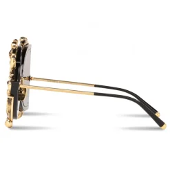 Dolce & Gabbana - Devotion Sunglasses - Black & Gold - Dolce & Gabbana Eyewear - Avvenice