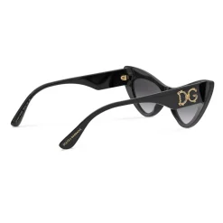 Dolce & Gabbana - Devotion Sunglasses - Black - Dolce & Gabbana Eyewear - Avvenice