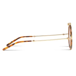 Dolce & Gabbana - DG Handmade Sunglasses - Black and Havana - Dolce & Gabbana Eyewear - Avvenice